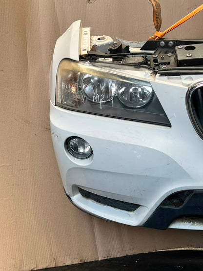 2012 BMW X3 F25 Complete Front Nose Cut Headlights Grille Bumper OEM