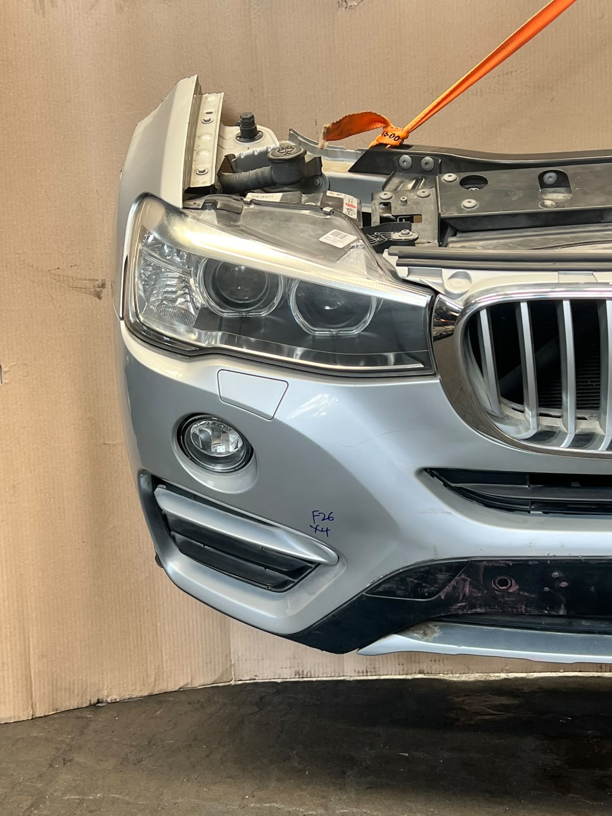 2016 BMW X4 F26 xDrive20d B47 Complete Front Nose Cut Headlights Grille OEM