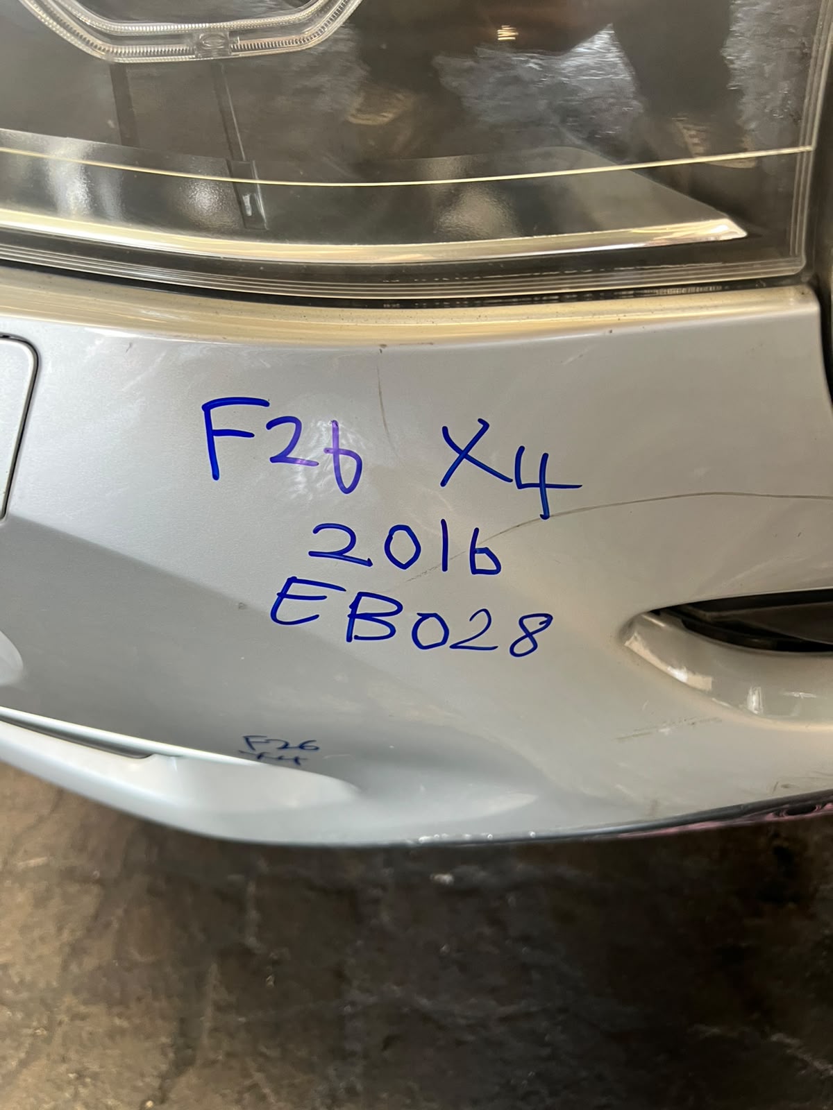 2016 BMW X4 F26 xDrive20d B47 Complete Front Nose Cut Headlights Grille OEM