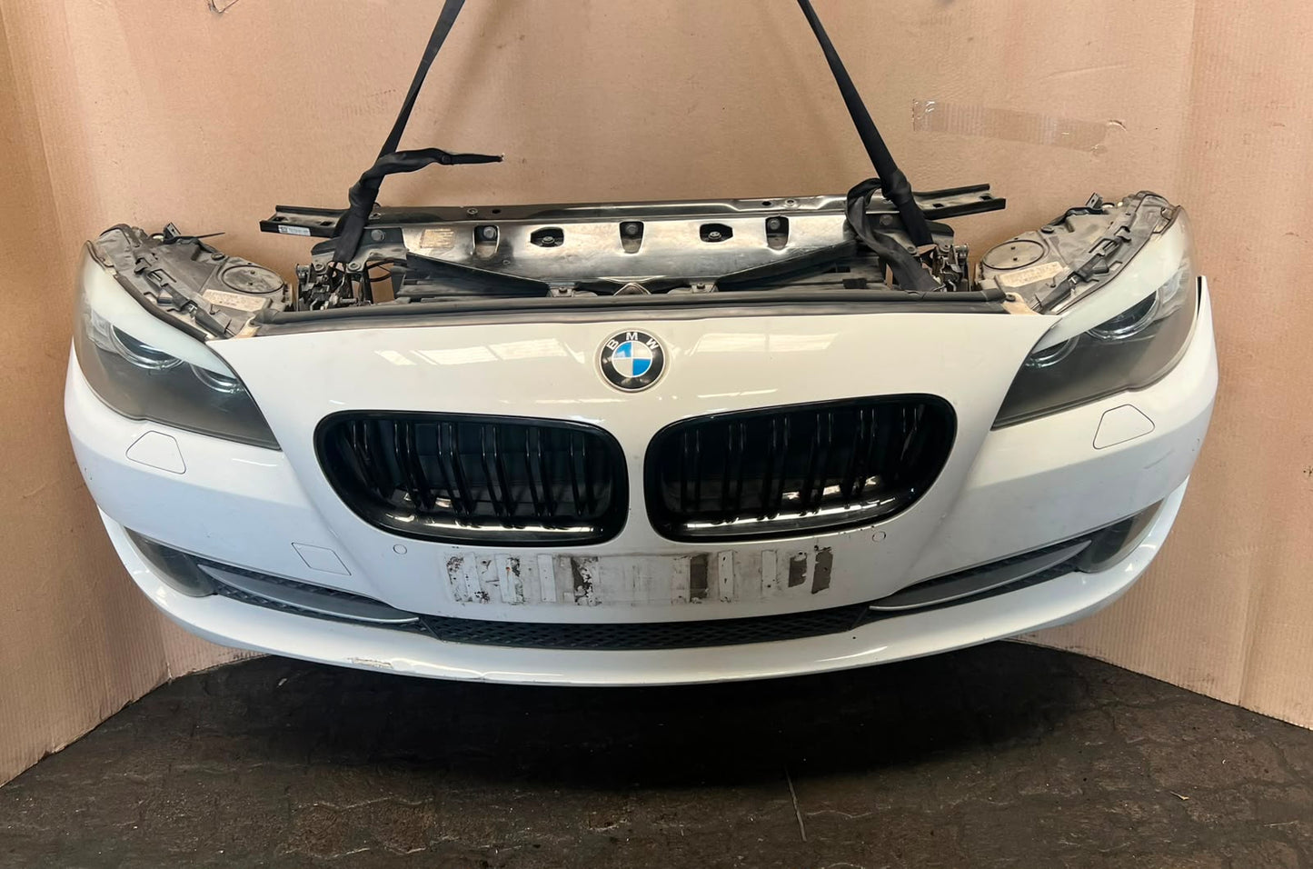 2012 BMW 5 Series F10 Complete Front Nose Cut Bumper Headlights Grille OEM