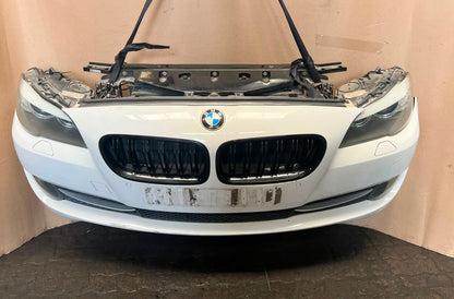 2012 BMW 5 Series F10 Complete Front Nose Cut Bumper Headlights Grille OEM