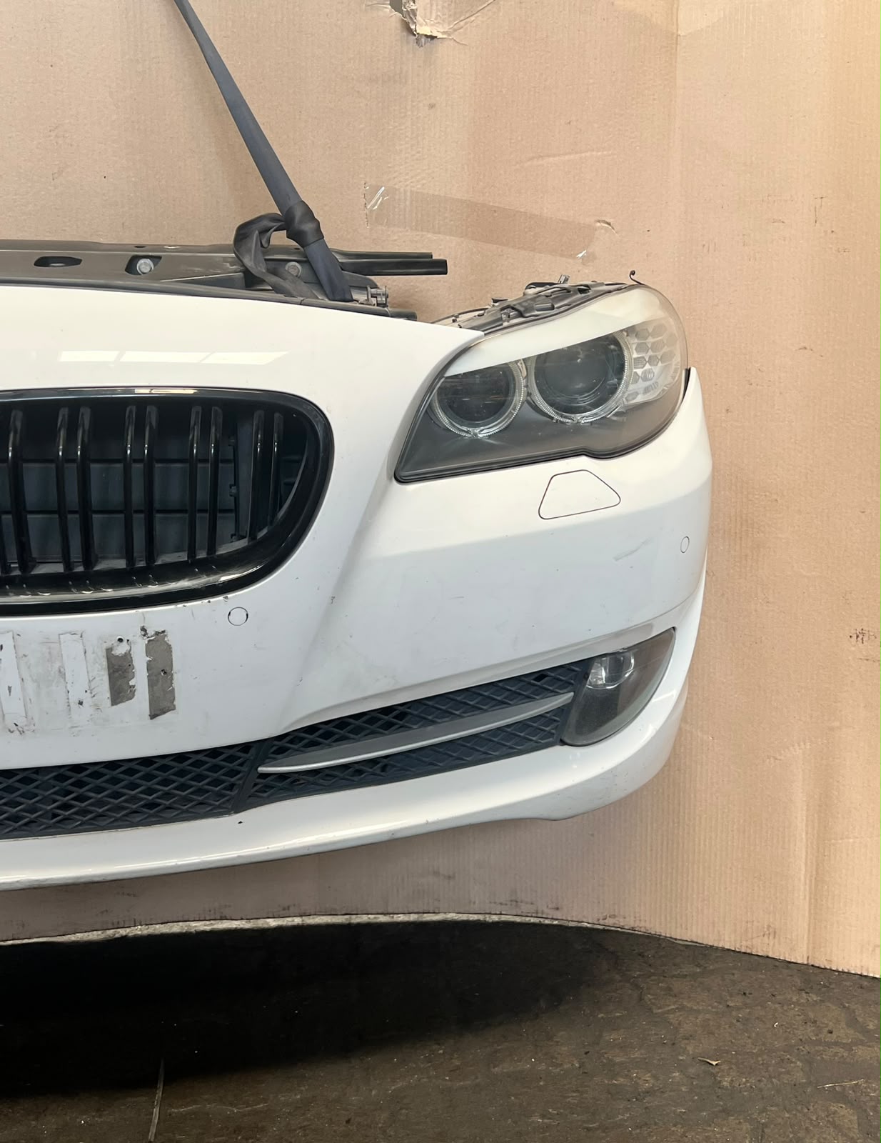 2012 BMW 5 Series F10 Complete Front Nose Cut Bumper Headlights Grille OEM