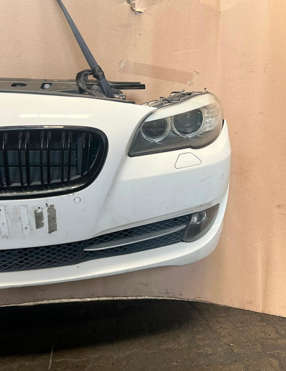 2012 BMW 5 Series F10 Complete Front Nose Cut Bumper Headlights Grille OEM