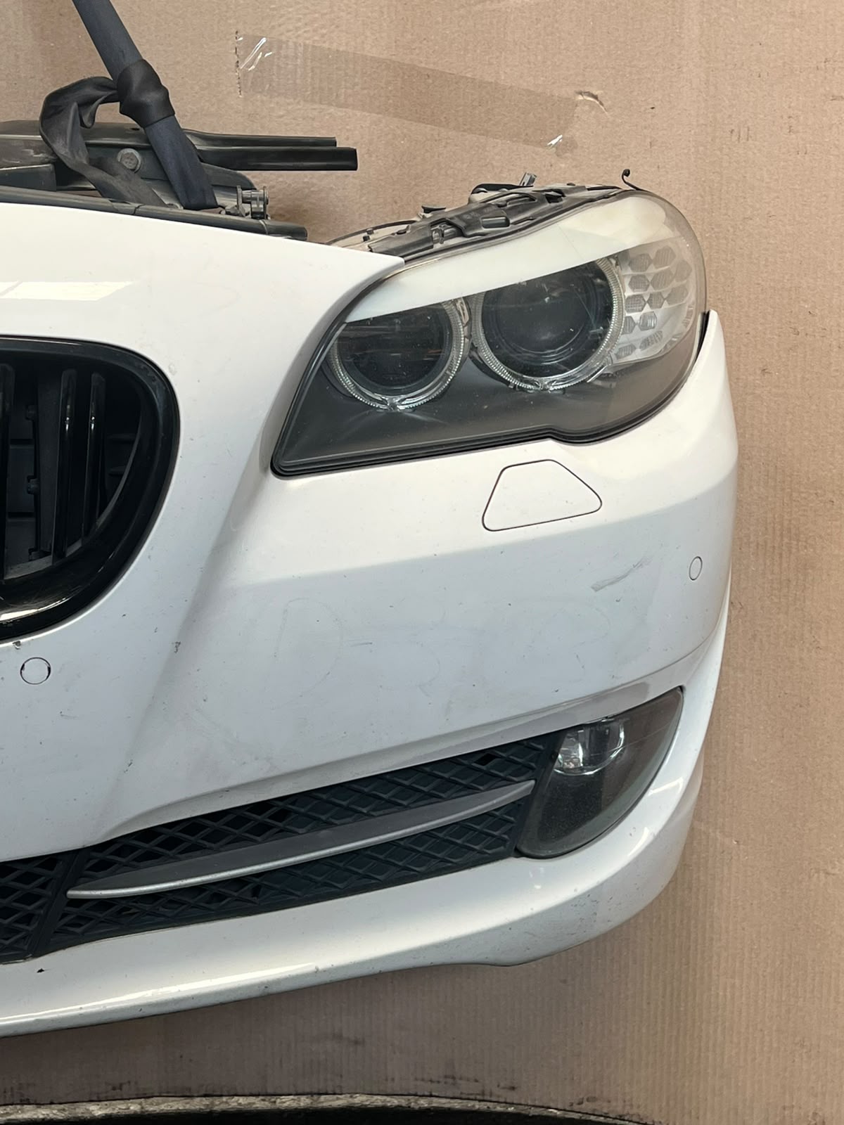 2012 BMW 5 Series F10 Complete Front Nose Cut Bumper Headlights Grille OEM