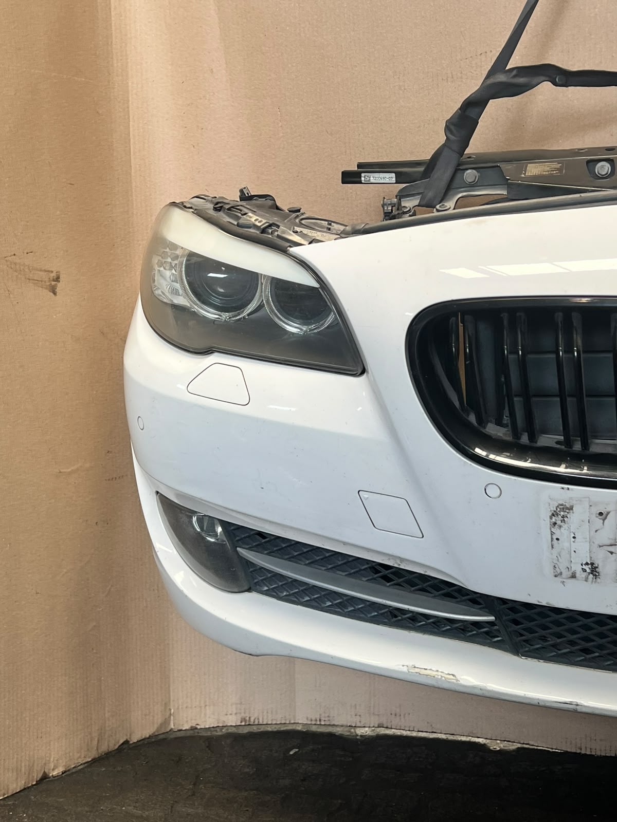 2012 BMW 5 Series F10 Complete Front Nose Cut Bumper Headlights Grille OEM