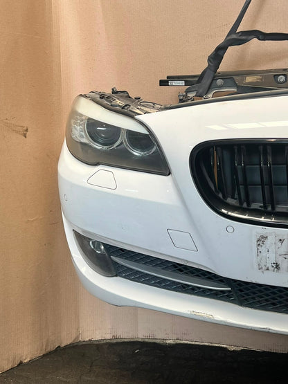 2012 BMW 5 Series F10 Complete Front Nose Cut Bumper Headlights Grille OEM
