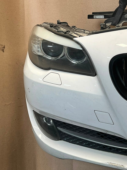 2012 BMW 5 Series F10 Complete Front Nose Cut Bumper Headlights Grille OEM
