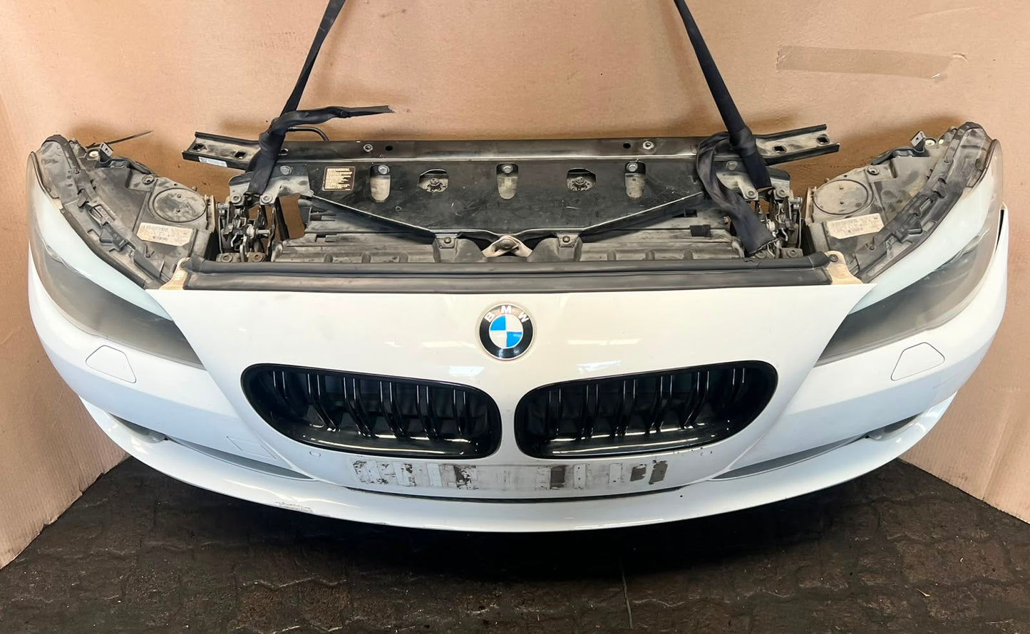 2012 BMW 5 Series F10 Complete Front Nose Cut Bumper Headlights Grille OEM