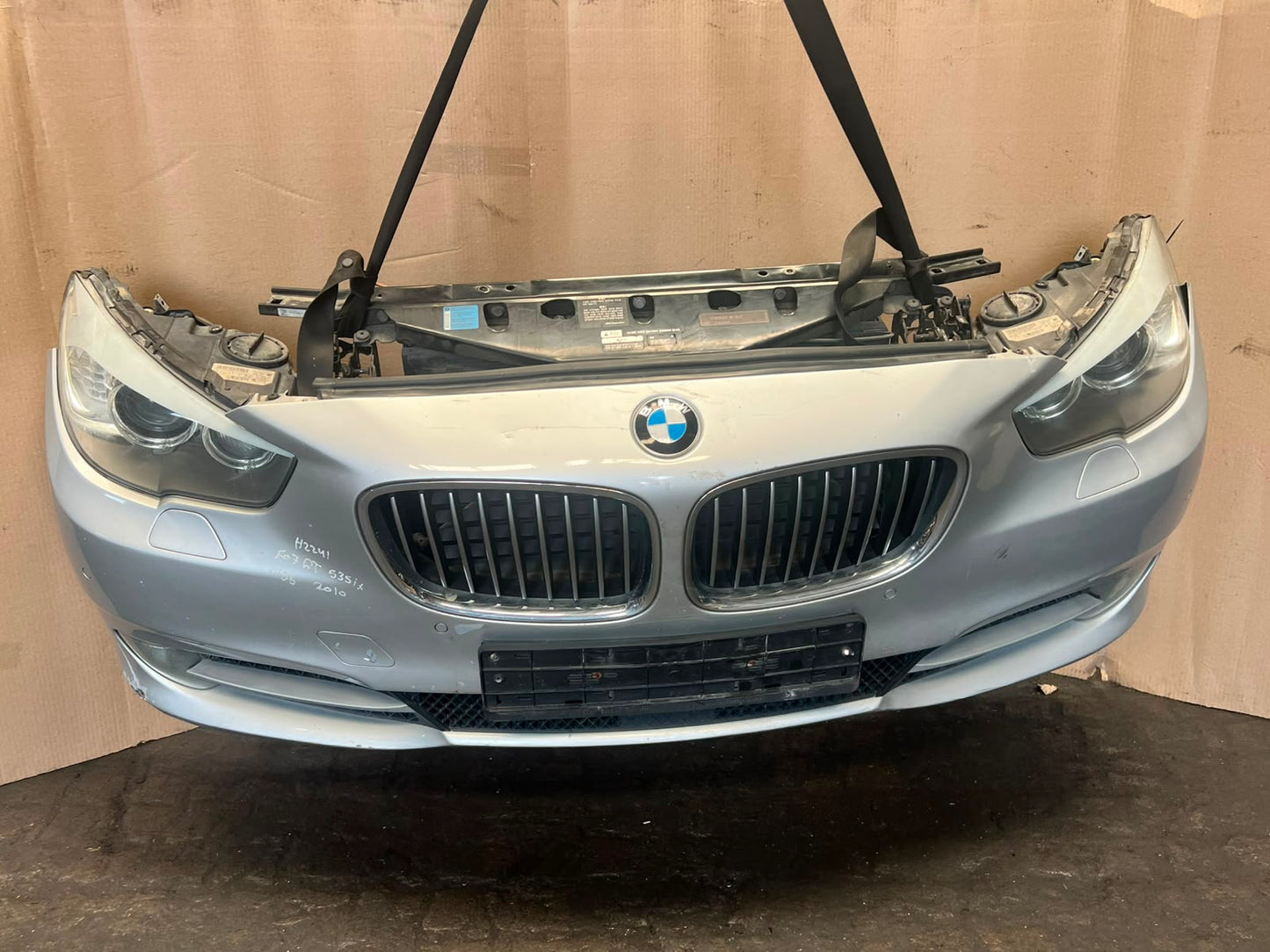 2010 BMW 535i GT F07 N55 Complete Front Nose Cut Headlights Grille Bumper OEM2010 BMW 535i GT F07 N55 Complete Front Nose Cut Headlights Grille Bumper OEM