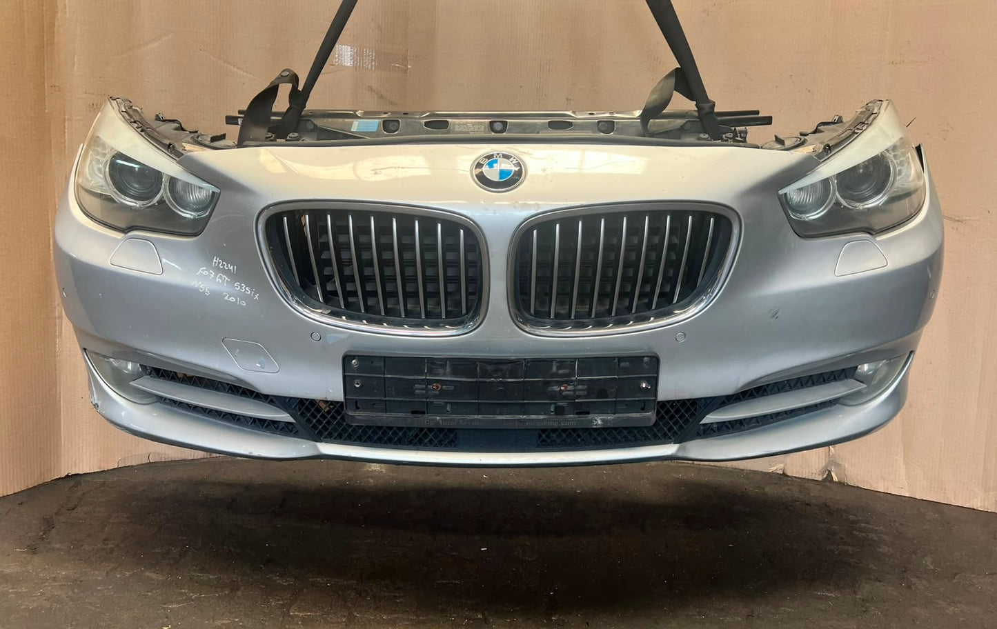 2010 BMW 535i GT F07 N55 Complete Front Nose Cut Headlights Grille Bumper OEM2010 BMW 535i GT F07 N55 Complete Front Nose Cut Headlights Grille Bumper OEM