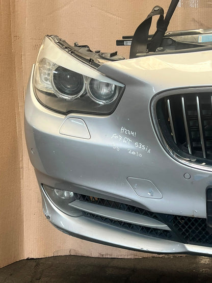 2010 BMW 535i GT F07 N55 Complete Front Nose Cut Headlights Grille Bumper OEM2010 BMW 535i GT F07 N55 Complete Front Nose Cut Headlights Grille Bumper OEM
