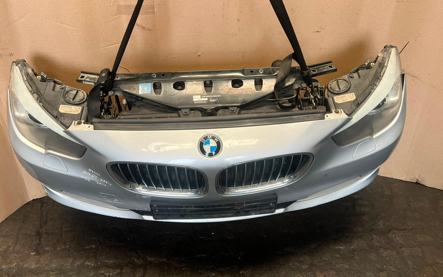 2010 BMW 535i GT F07 N55 Complete Front Nose Cut Headlights Grille Bumper OEM2010 BMW 535i GT F07 N55 Complete Front Nose Cut Headlights Grille Bumper OEM