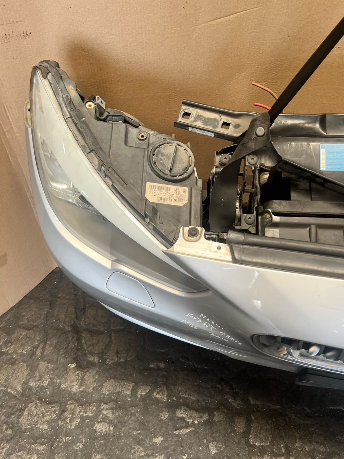 2010 BMW 535i GT F07 N55 Complete Front Nose Cut Headlights Grille Bumper OEM2010 BMW 535i GT F07 N55 Complete Front Nose Cut Headlights Grille Bumper OEM