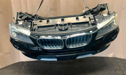 2012 BMW X3 F25 xDrive20i N20 Complete Front Nose Cut Headlights Grille OEM