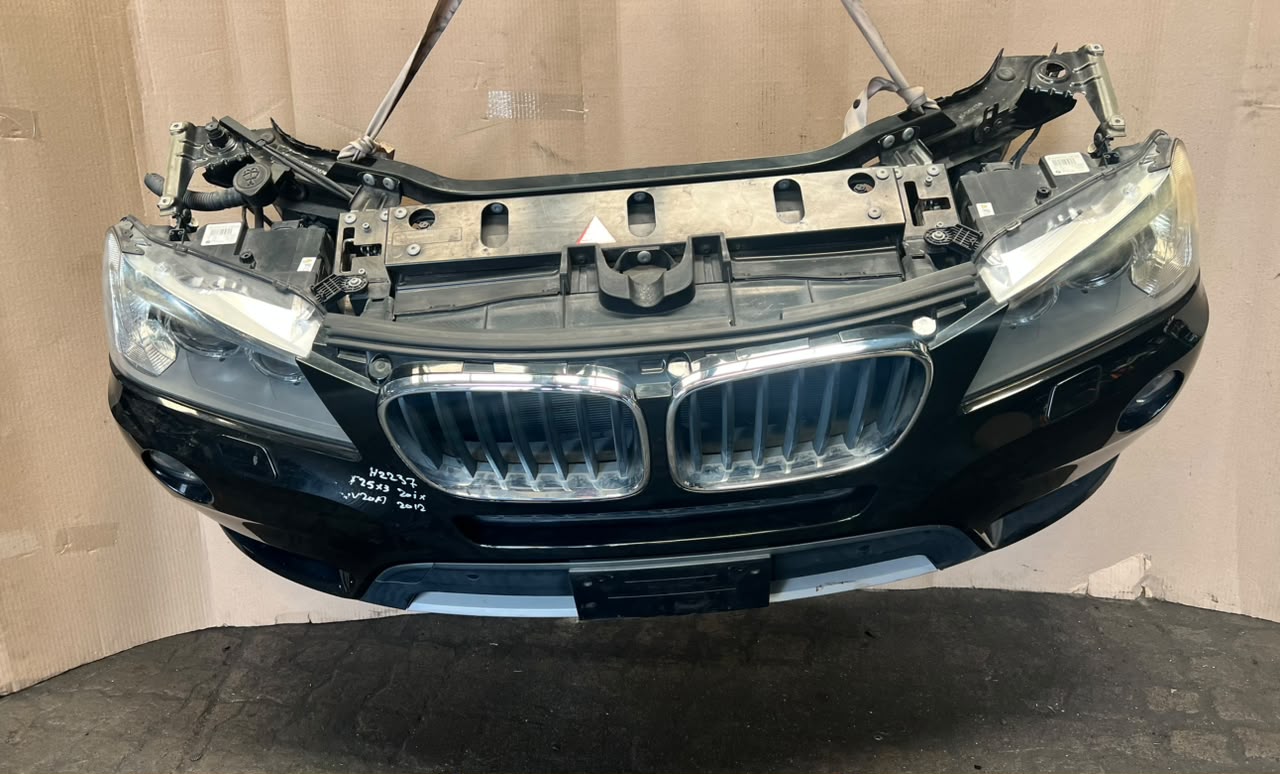 2012 BMW X3 F25 xDrive20i N20 Complete Front Nose Cut Headlights Grille OEM