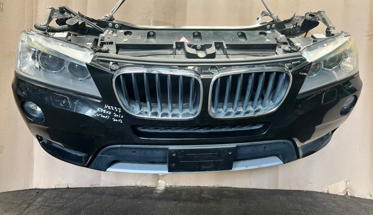 2012 BMW X3 F25 xDrive20i N20 Complete Front Nose Cut Headlights Grille OEM