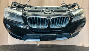 2012 BMW X3 F25 xDrive20i N20 Complete Front Nose Cut Headlights Grille OEM