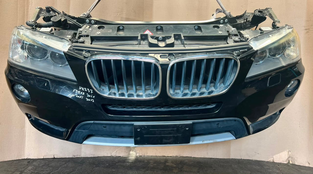 2012 BMW X3 F25 xDrive20i N20 Complete Front Nose Cut Headlights Grille OEM