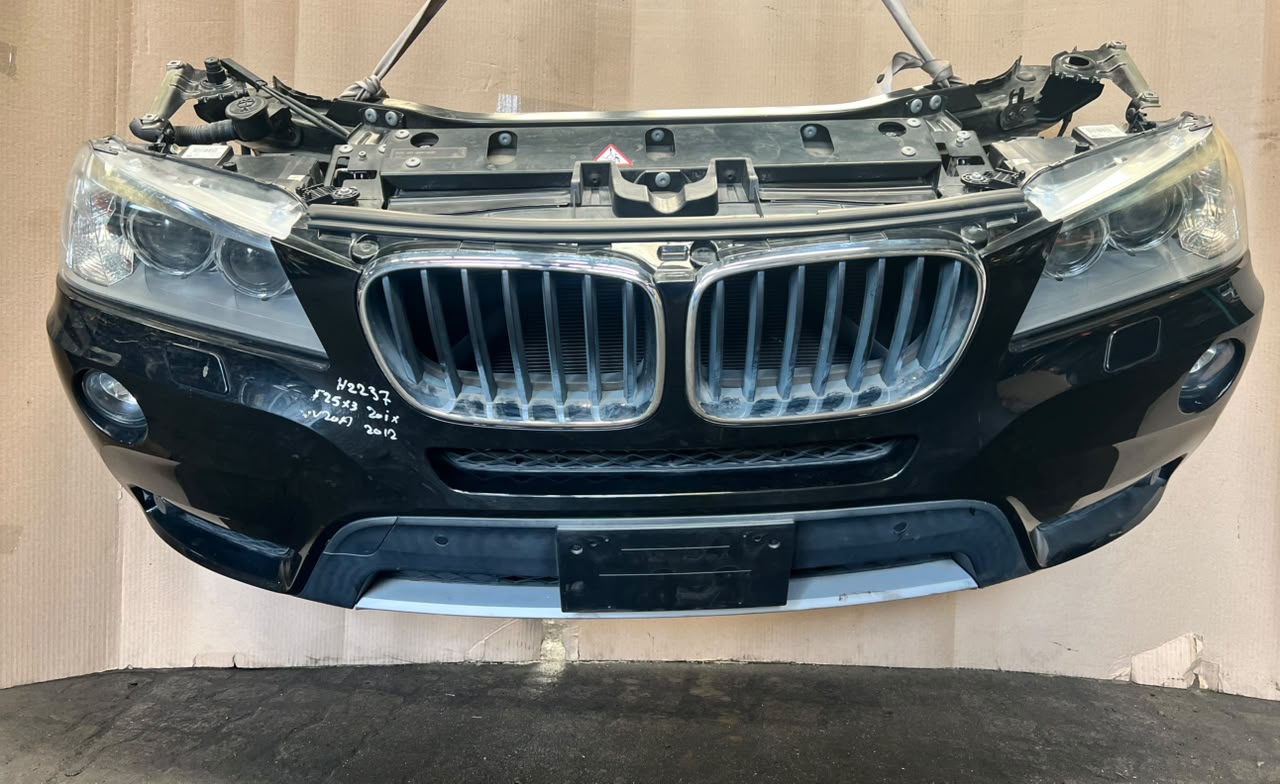 2012 BMW X3 F25 xDrive20i N20 Complete Front Nose Cut Headlights Grille OEM