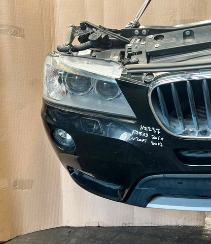 2012 BMW X3 F25 xDrive20i N20 Complete Front Nose Cut Headlights Grille OEM