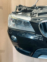 Bild in die Galerieansicht laden, 2012 BMW X3 F25 xDrive20i N20 Complete Front Nose Cut Headlights Grille OEM
