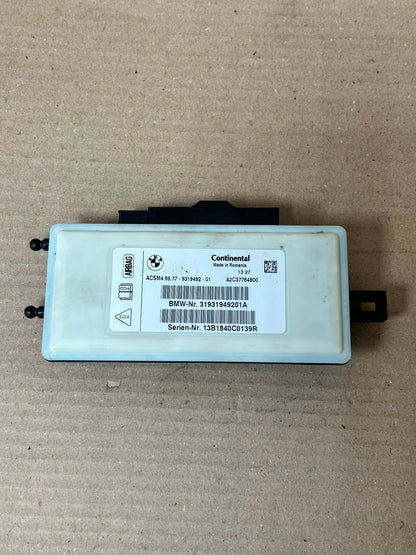 BMW F01 F02 F06 F07 F10 F11 F25 X3 Airbag SRS Control Module 9319492 OEM