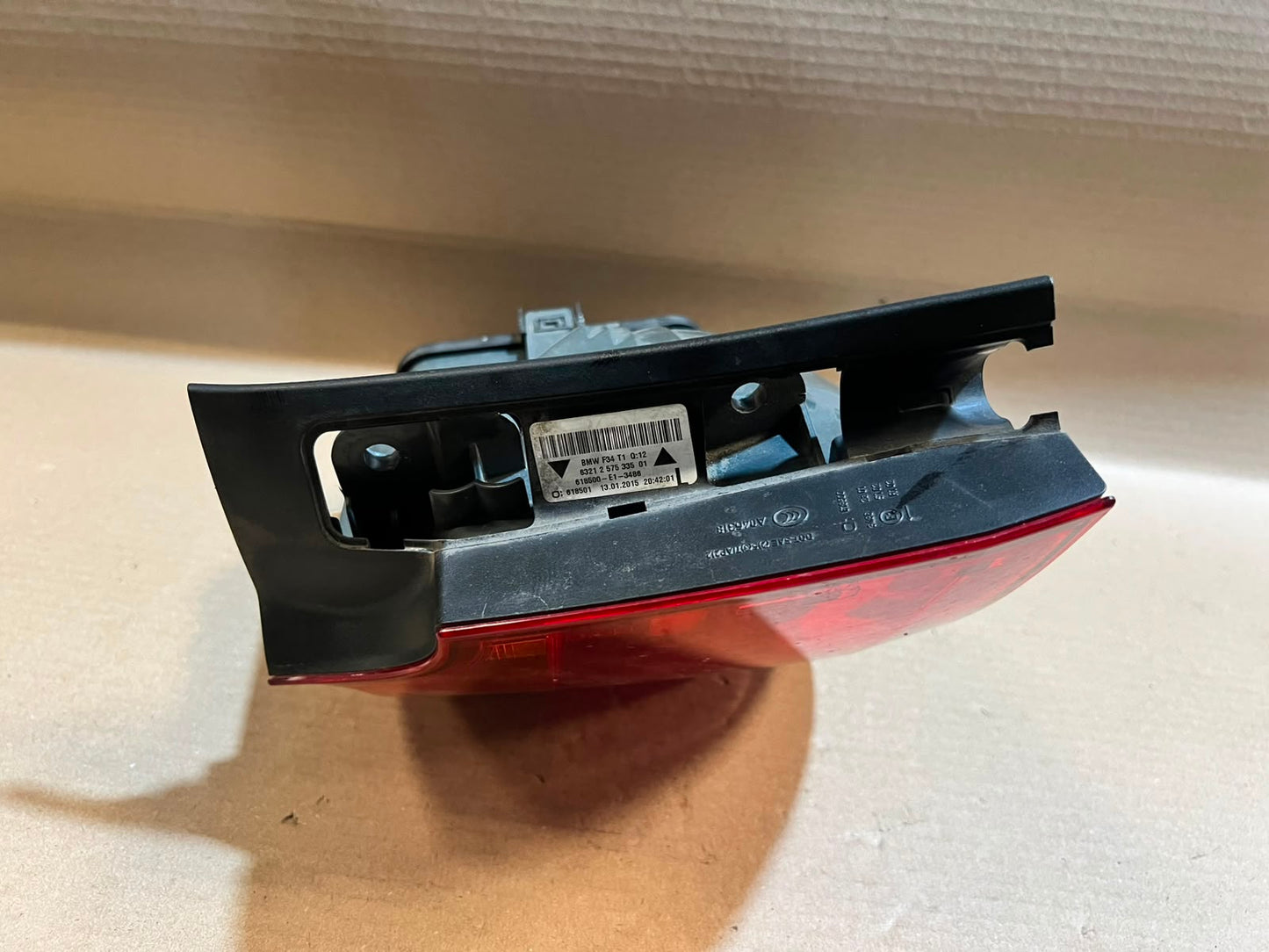 2015 BMW 320i GT F34 Rear Left Tail Light 2575335 OEM