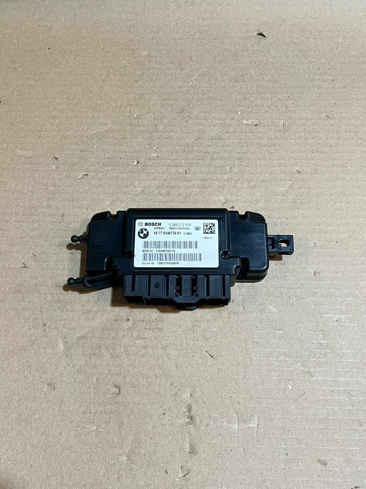 BMW F20 F21 F30 F31 Airbag SRS Control Module ECU 9348726 OEM