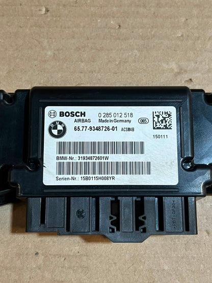 BMW F20 F21 F30 F31 Airbag SRS Control Module ECU 9348726 OEM
