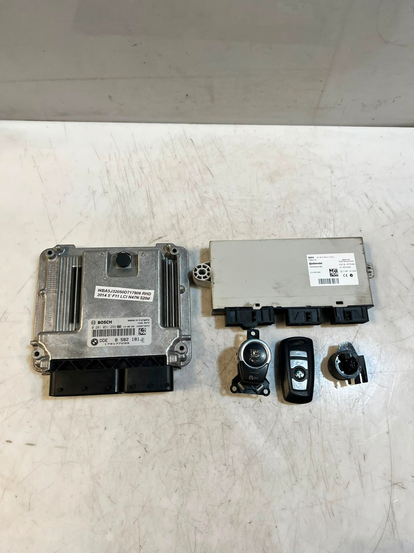 2014 BMW 520d F11 LCI N47N Engine ECU DDE Set 8582181 OEM