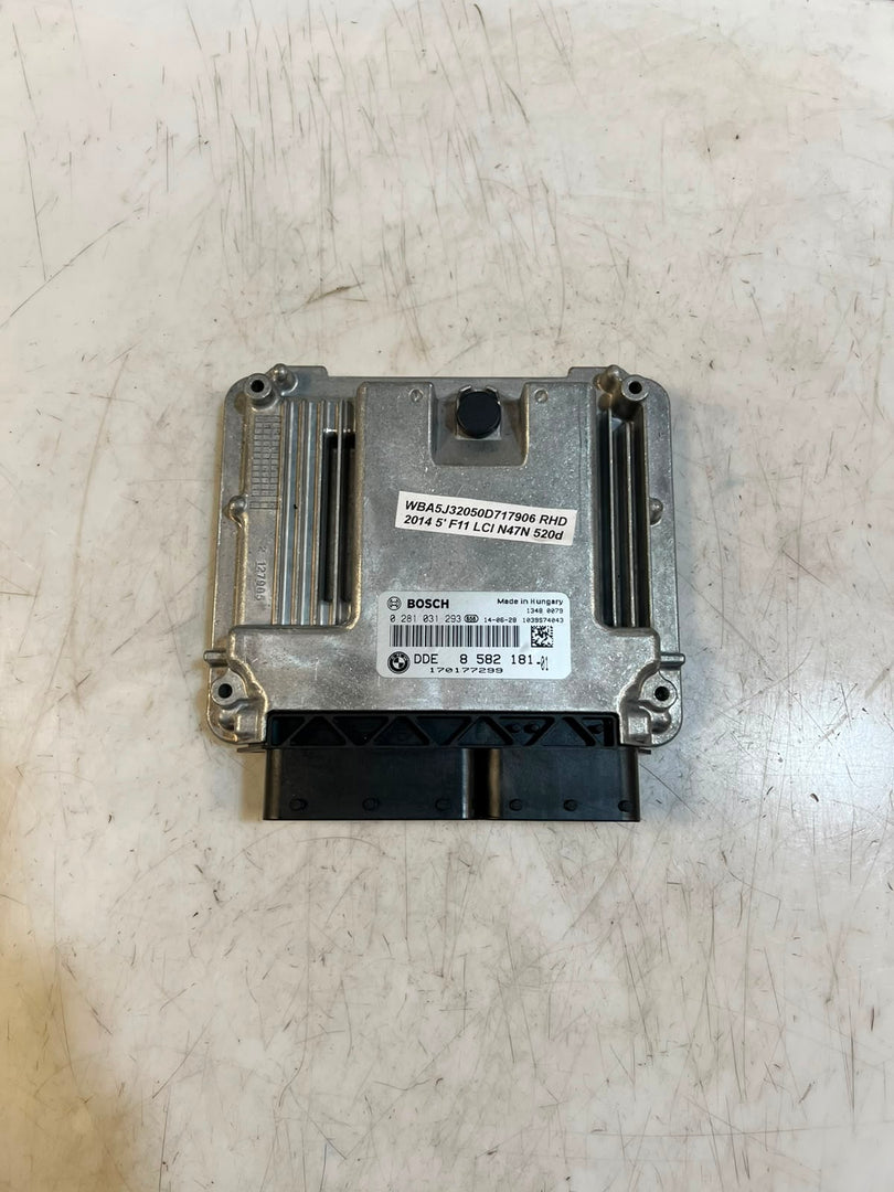 2014 BMW 520d F11 LCI N47N Engine ECU DDE Set 8582181 OEM