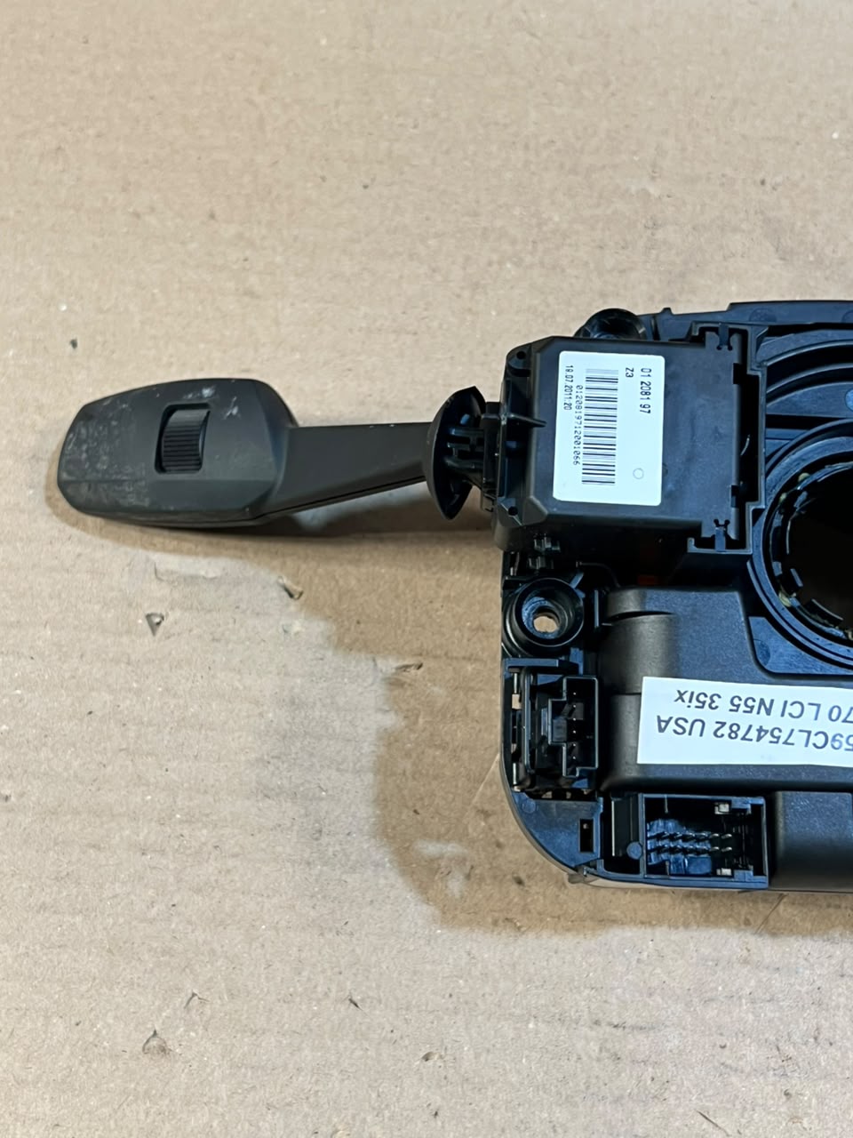 BMW X5 E70 Steering Column Wiper Turn Signal Stalk Switch SZL 9164419 OEM 2006-2013