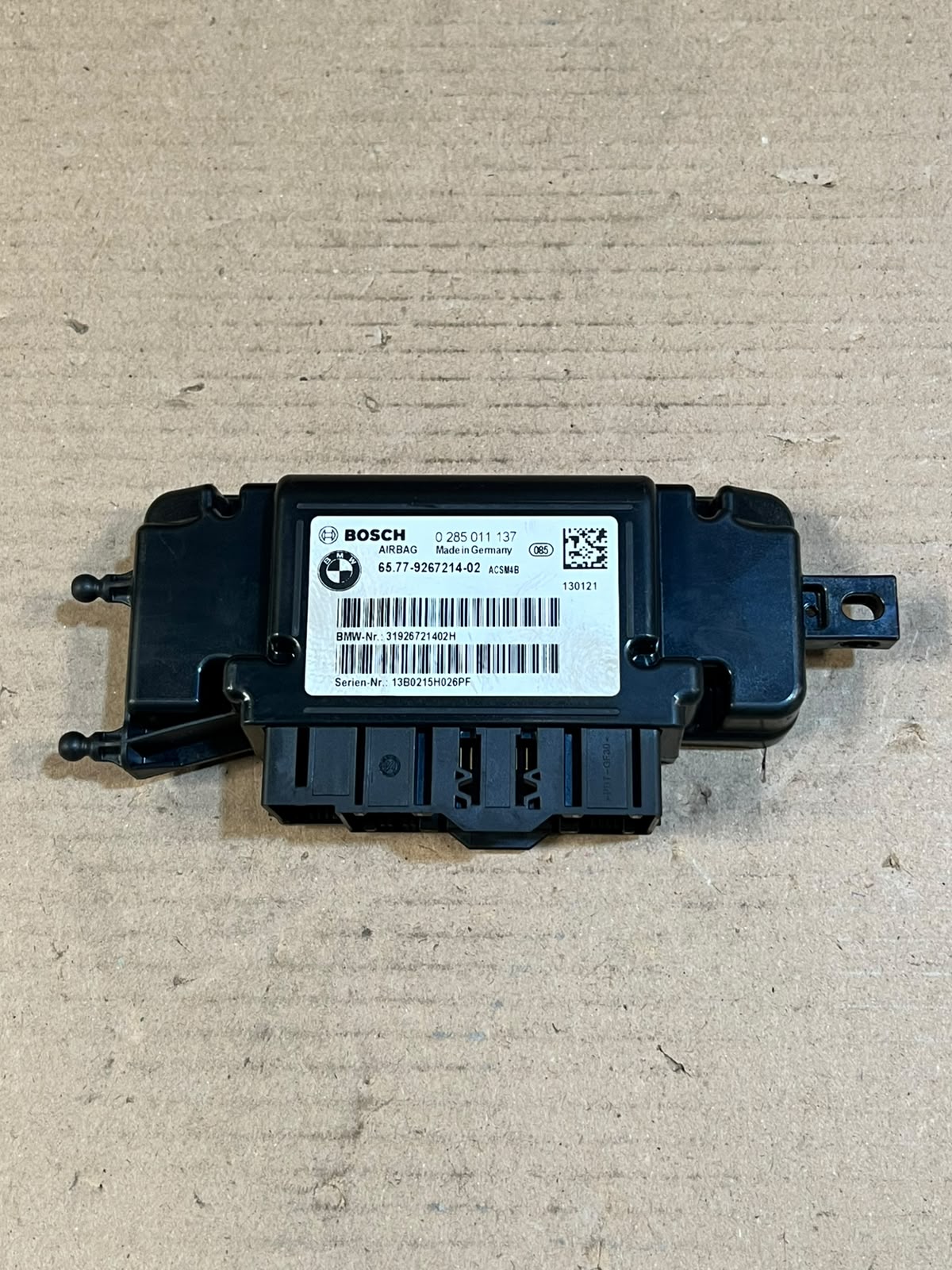 BMW F20 F21 F22 F30 F31 F34 F83 M4 Airbag SRS Control Module 9267214 OEM