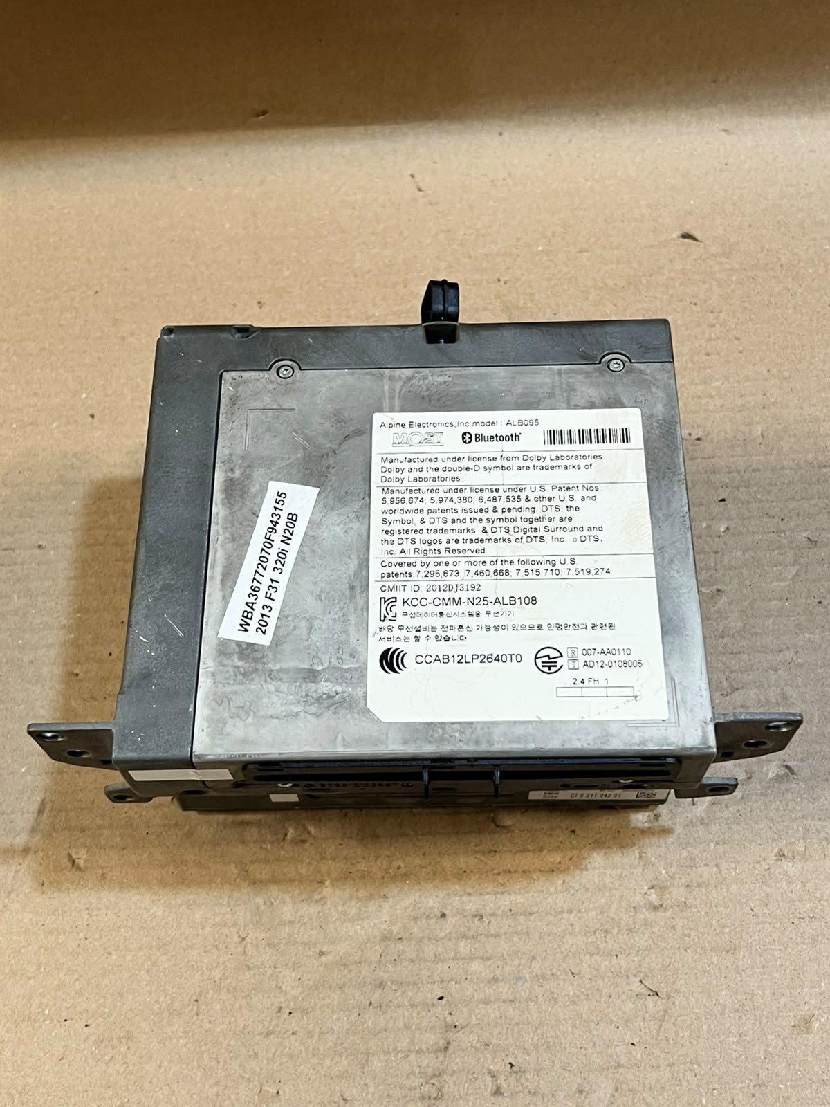 BMW F30 F31 F25 F07 Radio Navigation Bluetooth Head Unit 9311042 OEM