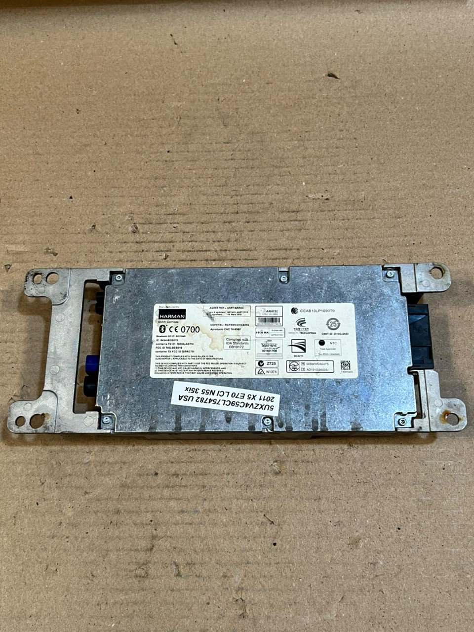 BMW 328i X1 X5 X6 Harman Telematics Bluetooth GPS Control Module 9257164 OEM