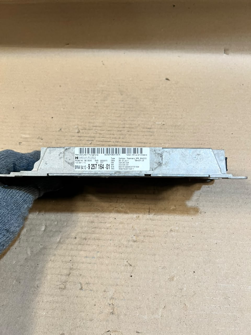 BMW 328i X1 X5 X6 Harman Telematics Bluetooth GPS Control Module 9257164 OEM