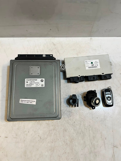 BMW 750Li F01 F02 N63 MSD85.0 Engine ECU DME CAS Key Complete Set 7598345 OEM