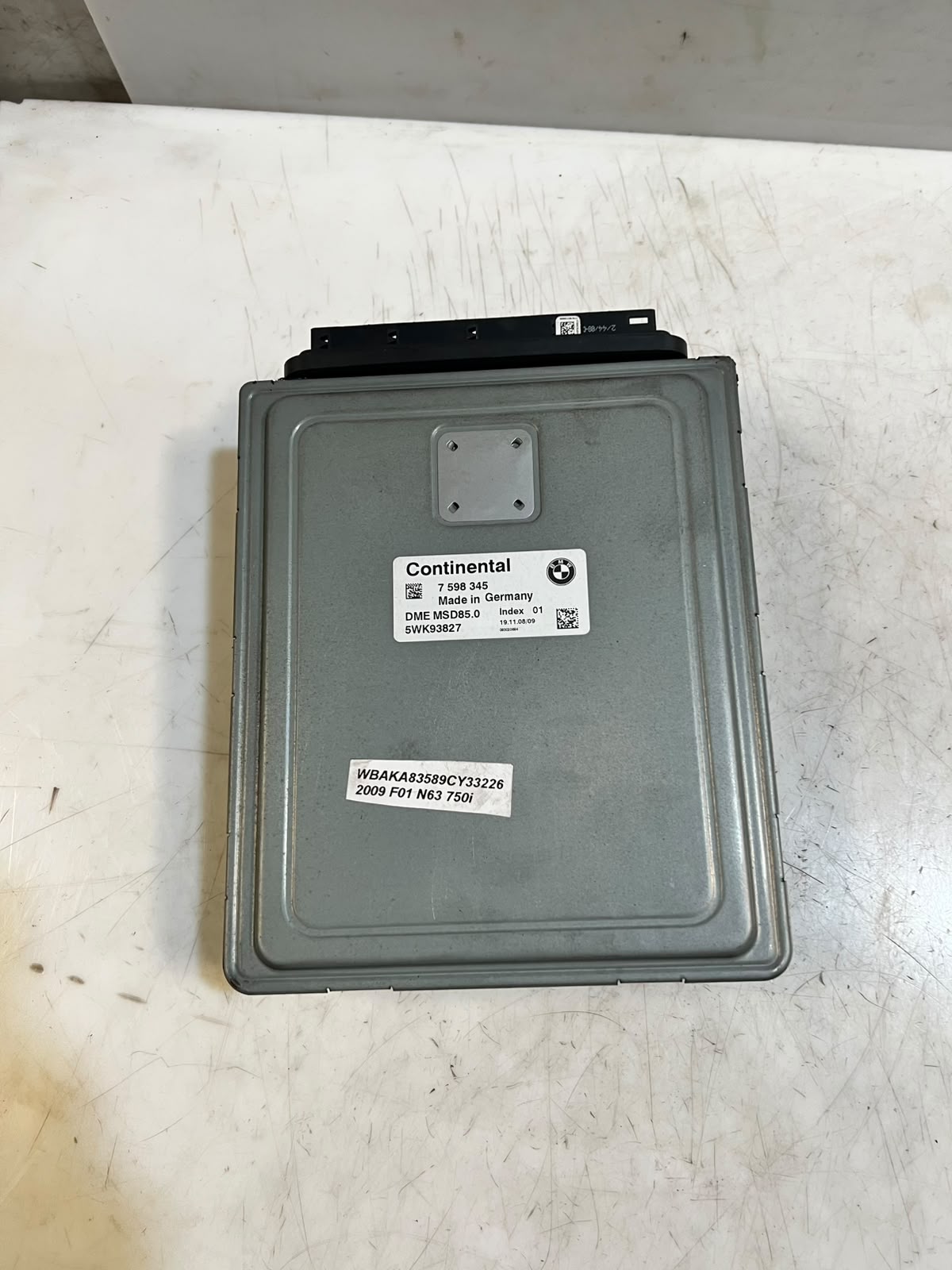 BMW 750Li F01 F02 N63 MSD85.0 Engine ECU DME CAS Key Complete Set 7598345 OEM