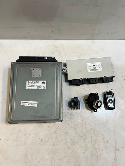 BMW 750Li F01 F02 N63 MSD85.0 Engine ECU DME CAS Key Complete Set 7598345 OEM