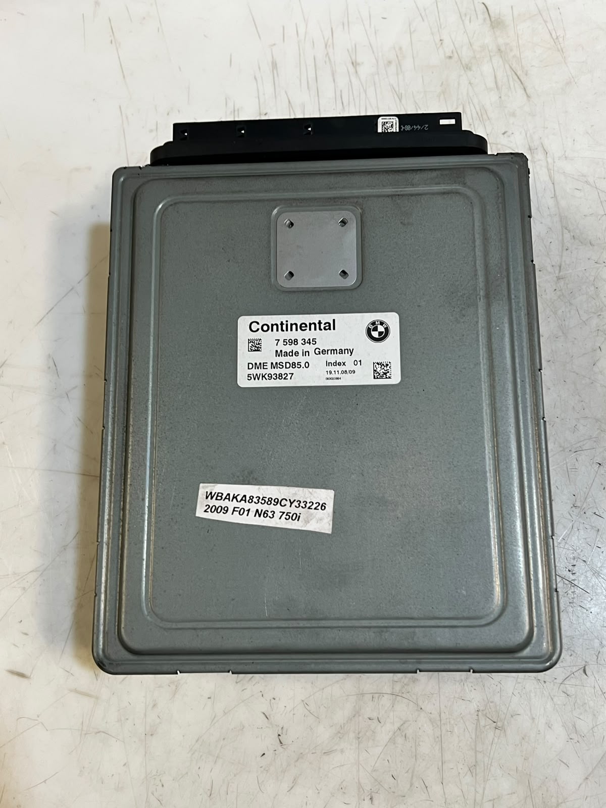 BMW 750Li F01 F02 N63 MSD85.0 Engine ECU DME CAS Key Complete Set 7598345 OEM