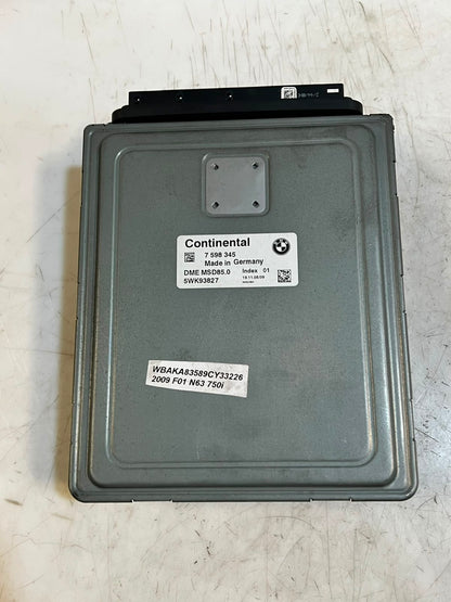 BMW 750Li F01 F02 N63 MSD85.0 Engine ECU DME CAS Key Complete Set 7598345 OEM