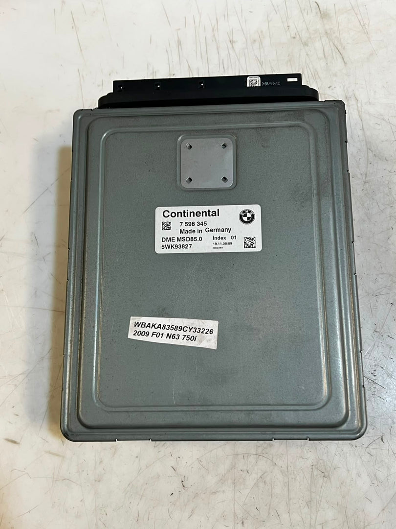 BMW 750Li F01 F02 N63 MSD85.0 Engine ECU DME CAS Key Complete Set 7598345 OEM