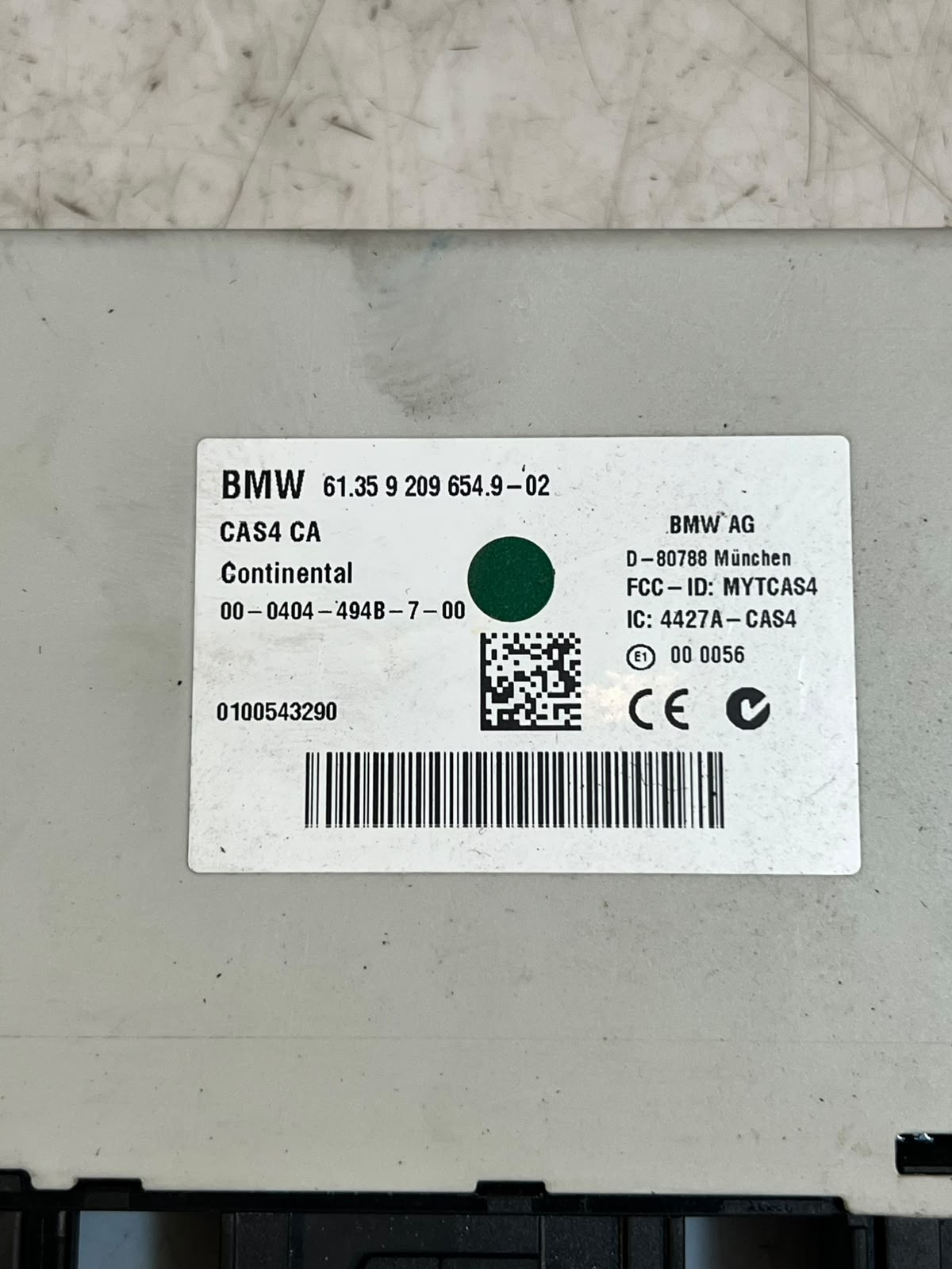 BMW 750Li F01 F02 N63 MSD85.0 Engine ECU DME CAS Key Complete Set 7598345 OEM