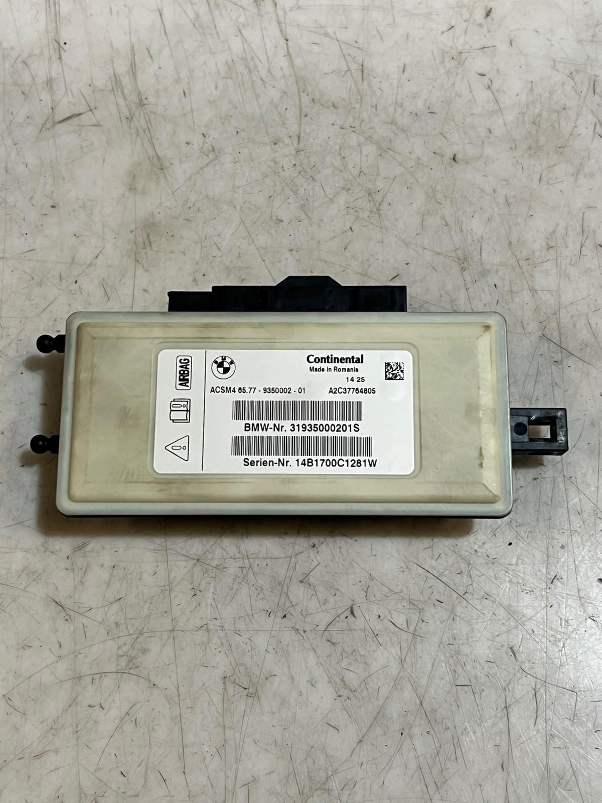 BMW F01 F02 F06 F07 F10 F11 F12 F13 Airbag SRS ECU Control Module 9350002 OEM