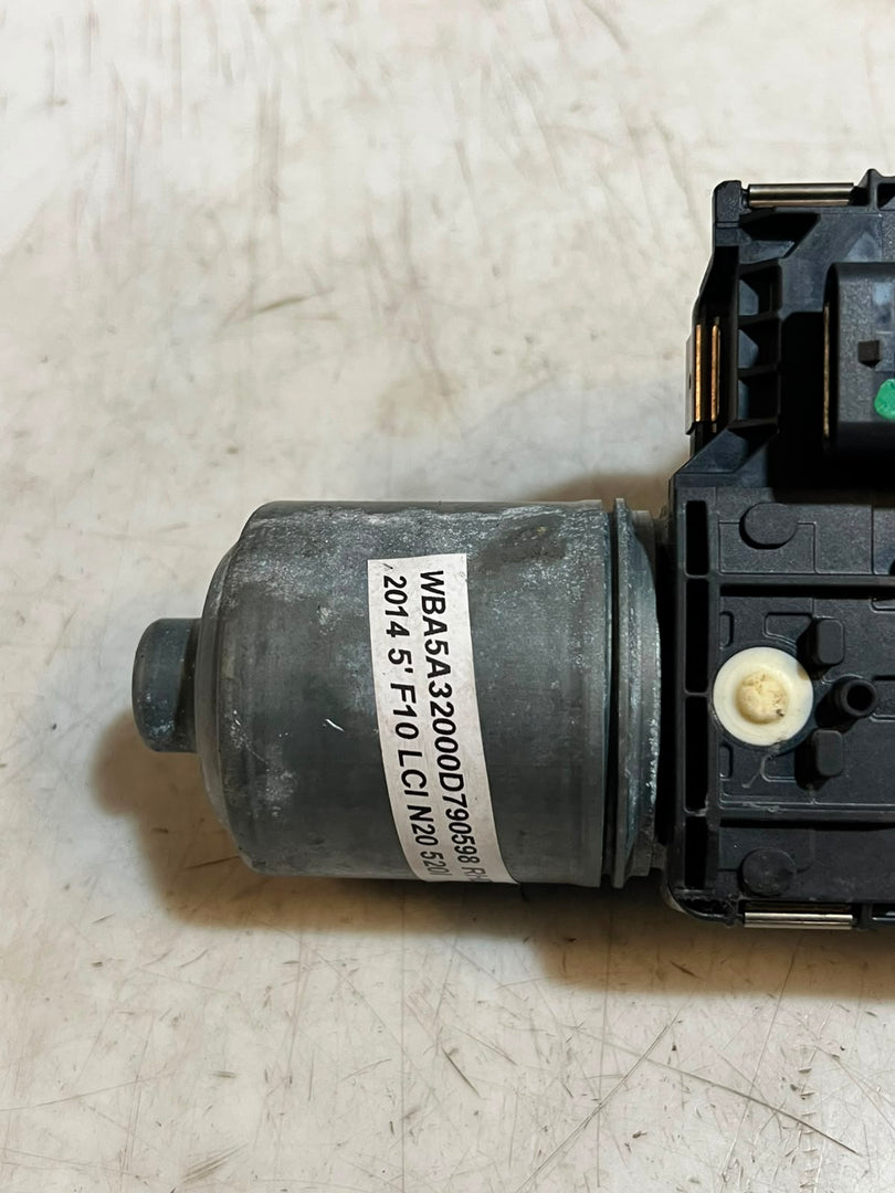 BMW 5 Series F10 F11 Front Wiper Motor & Linkage 7308772 OEM 2009-2017