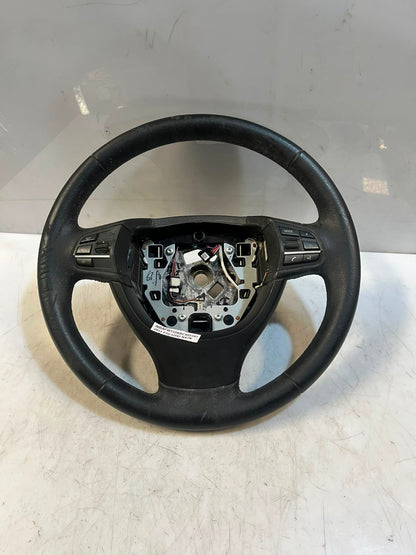 BMW 5 Series F10 F11 F01 Leather Multifunction Steering Wheel 6102364 OEM