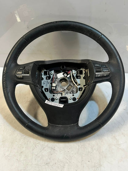 BMW 5 Series F10 F11 F01 Leather Multifunction Steering Wheel 6102364 OEM
