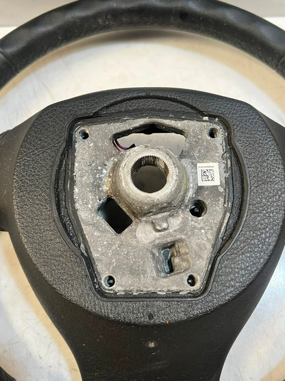 BMW 5 Series F10 F11 F01 Leather Multifunction Steering Wheel 6102364 OEM