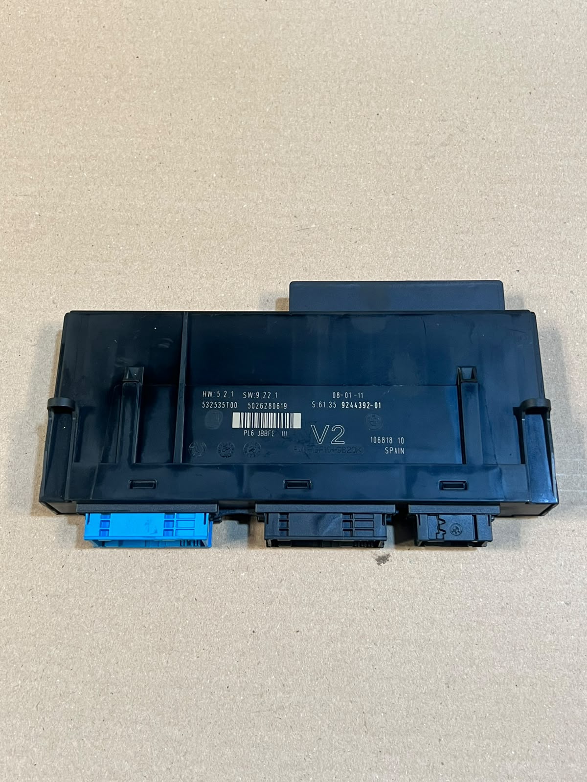 BMW 520d 530d F10 F11 Body Control Module Junction Box JBE 9244392 OEM