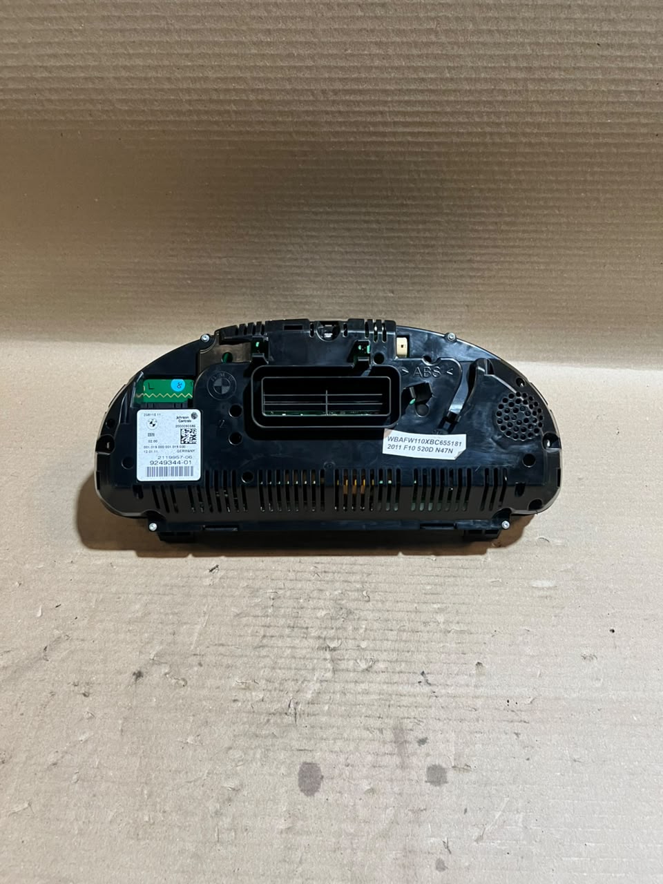 BMW 528i 535i F10 F11 Instrument Cluster Speedometer 9249344 OEM 2011-2016